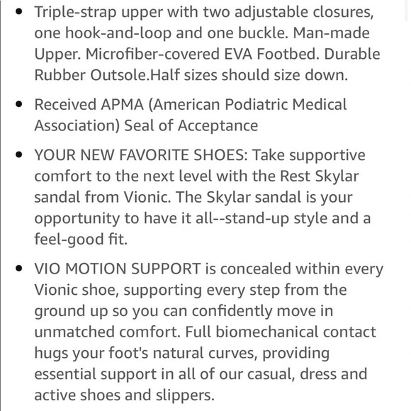 VIONIC Womens Rest 341 Skylar Slide Sandal White Snake size 9 Wide - Picture 3 of 11